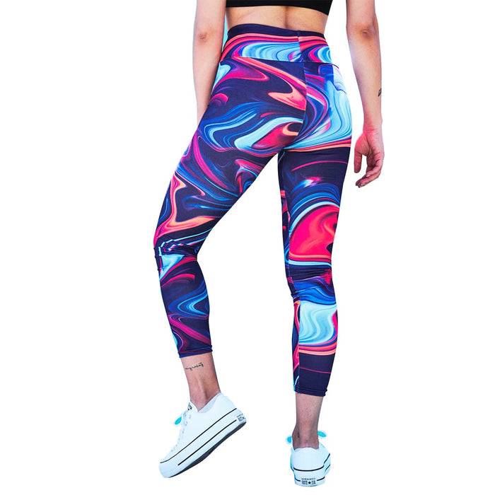 calza mujer spandex marmoleado modelo 2080-6 verano