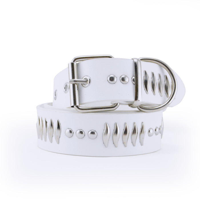 cinturon blanco tacha 3574-2