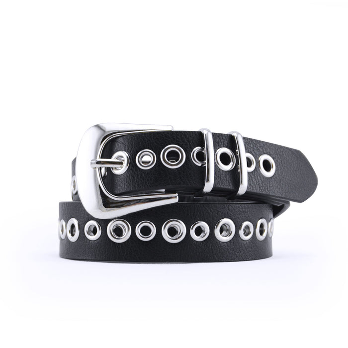 cinturon tachas negro 3562
