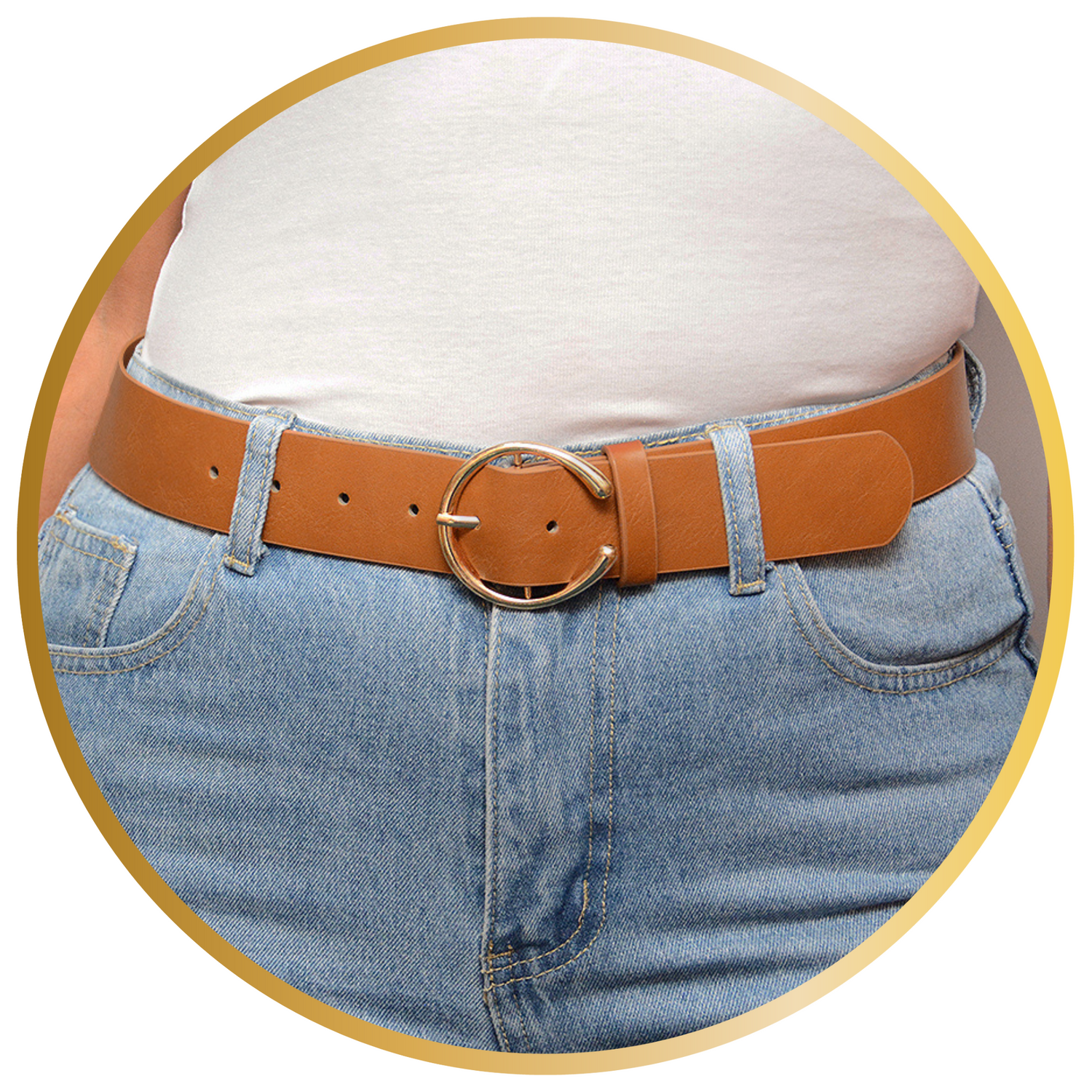 detalle cinturones sinteticos colores mujer