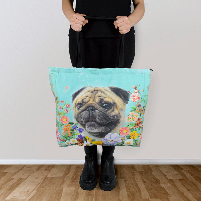 modelo perro pug floral floreado 3608_3