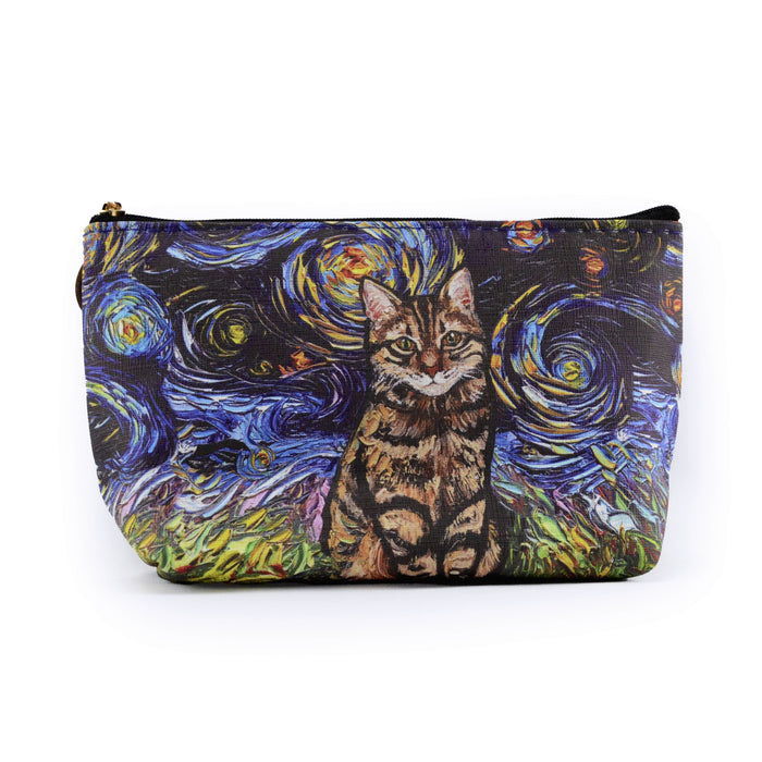 portada cosmetiquero gato romano pintura arte van gogh