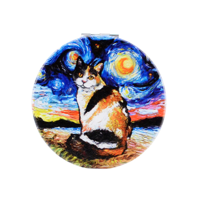 Espejo de Cartera Gato Calicó