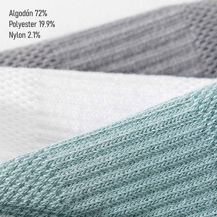 Calcetín Deportivo Yoga Antideslizante Corto Verde 41-45
