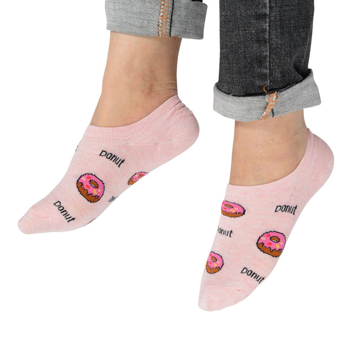 Calcetines Invisibles de Algodón Donas Glaseadas