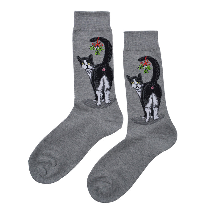 Calcetines Gatos con Ramita en la Cola