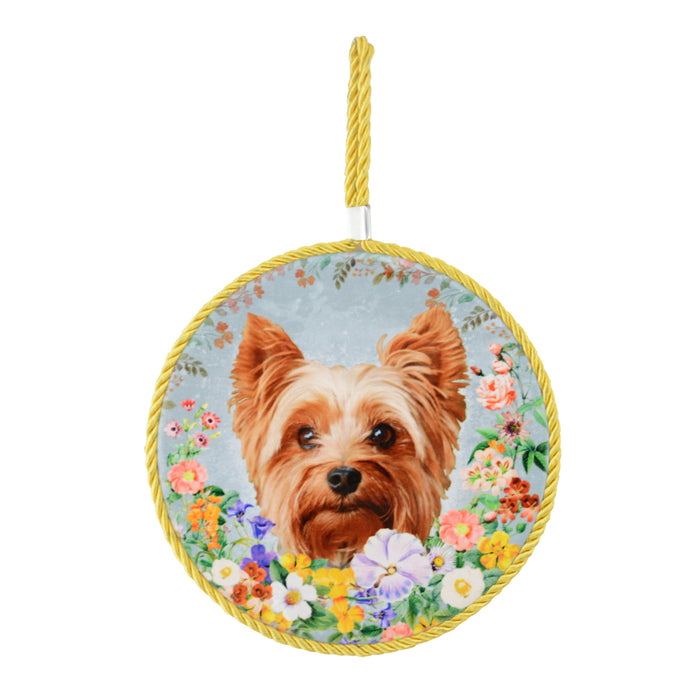 Posaollas Perro Yorkshire Floral