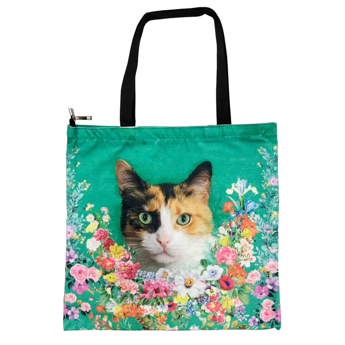 Bolso Gato Calicó Floral