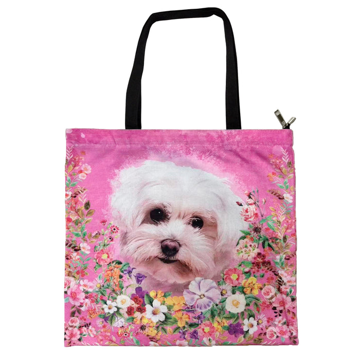 Bolso Perro Maltés Floral