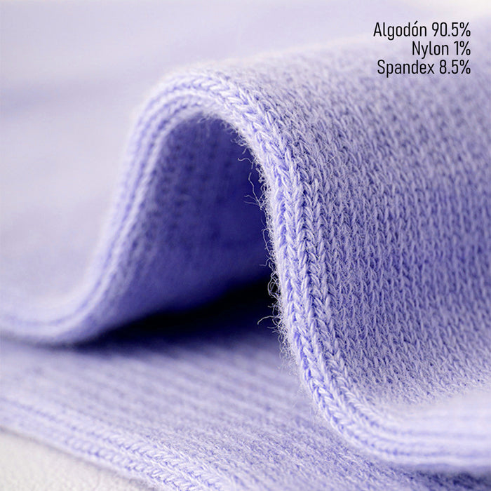 Calcetín Deportivo Yoga Antideslizante Ajustable Beige