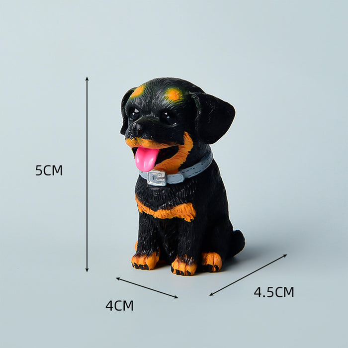 Llavero Perro Rottweiler con Cascabel