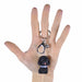 Portada modelo llavero perro poodle negro cascabel 3948-4