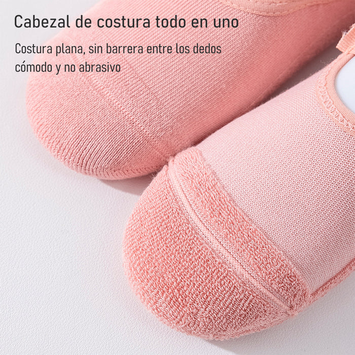 Calcetín Deportivo Yoga Antideslizante invisible Rosado