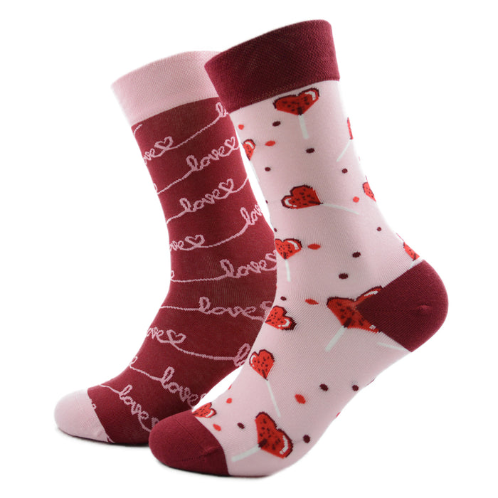 Calcetines AB Doble Diseño Corazones Llenos de Love