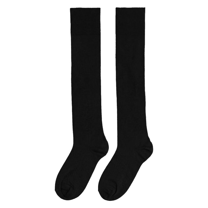 Calcetines Lisos Extra Largos Negros