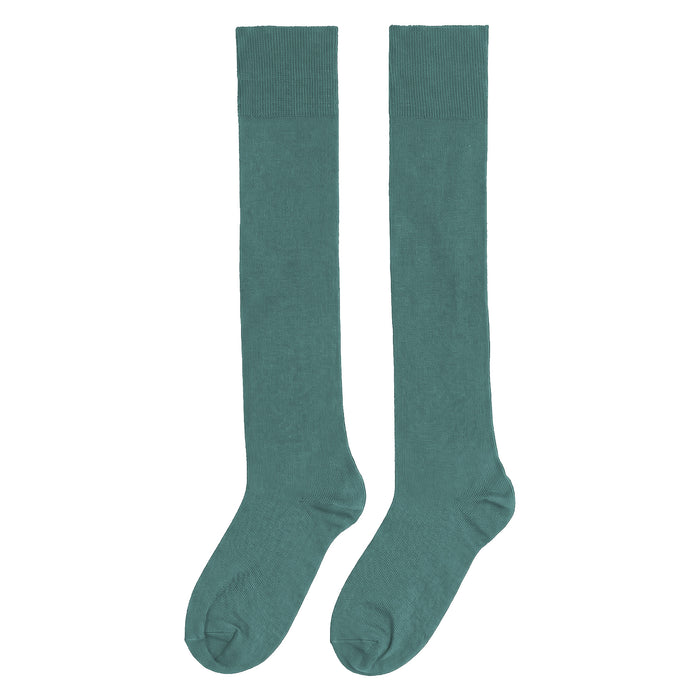 Calcetines Lisos Extra Largos Verdes