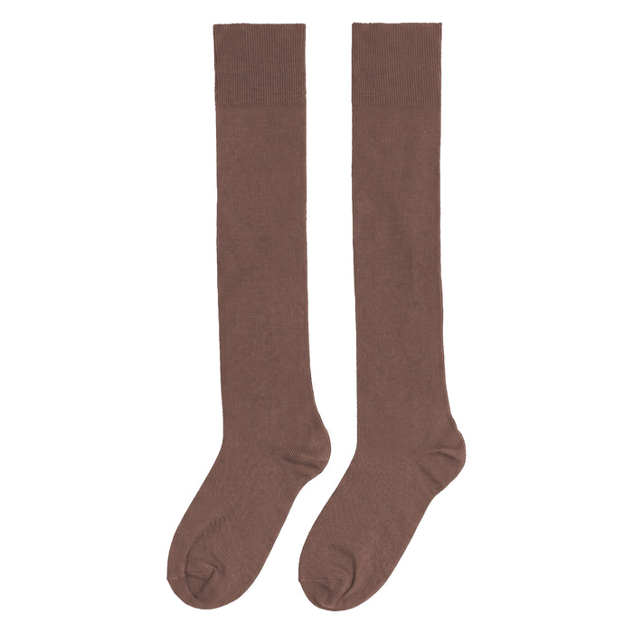 Calcetines Lisos Extra Largos Cafè