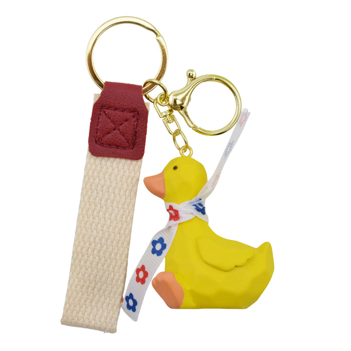 Llavero Pato Amarillo Sentado