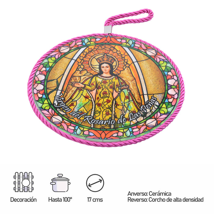 Colgantes Virgen del Rosario de Las Peñas