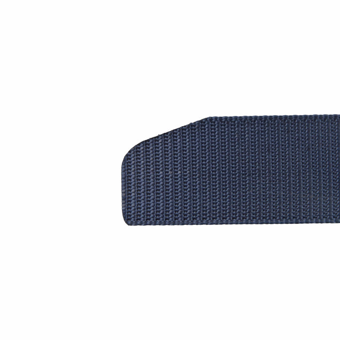 Cinturón Hombre Nailon Azul Hebilla Cuadrada