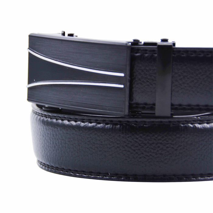 Cinturón Hombre automático Negro Hebilla con Estilo