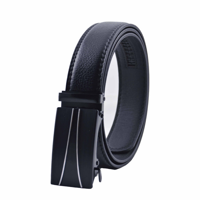 Cinturón Hombre automático Negro Hebilla con Estilo