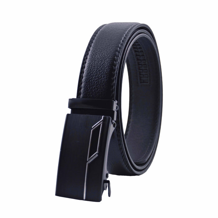 Cinturón Hombre automático Negro Hebilla con triángulo