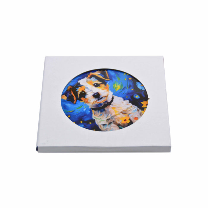 Posaollas Perro Fox Terrier Sueño Floral