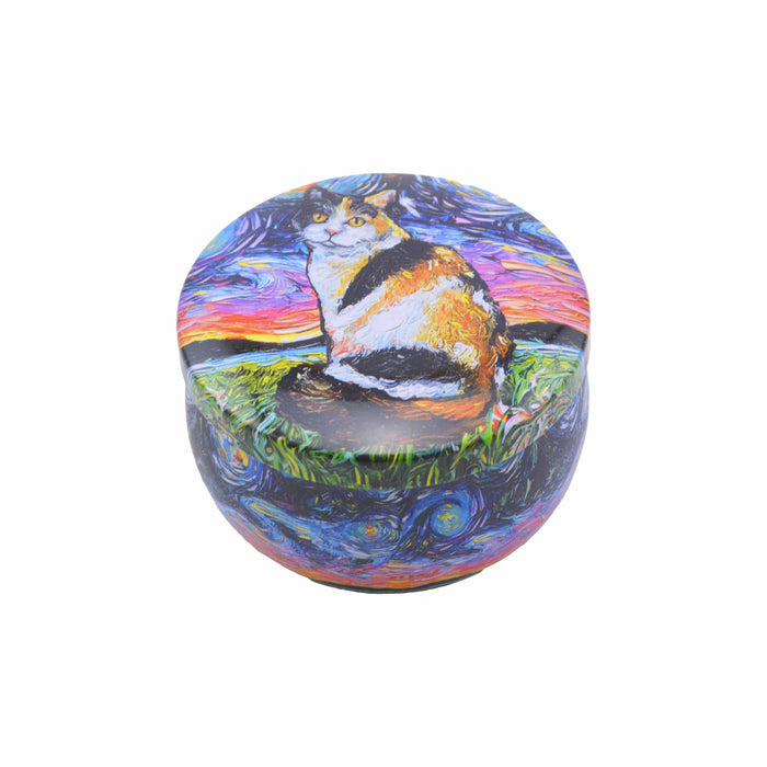 Vela Aromática Naranja Gato Calicó Pintura