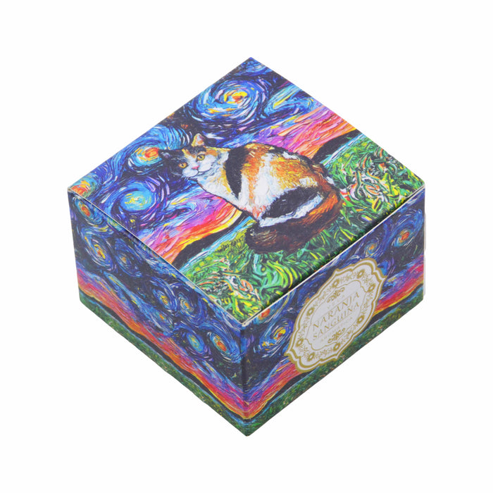 Vela Aromática Naranja Gato Calicó Pintura