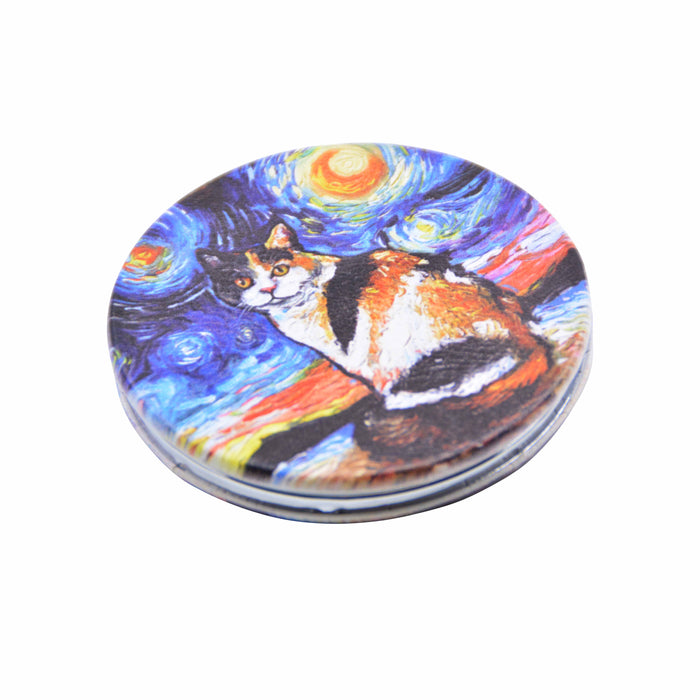 Espejo de Cartera Gato Calicó