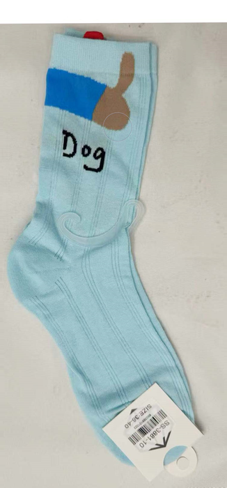 Calcetines Perro Salchicha con Ropa