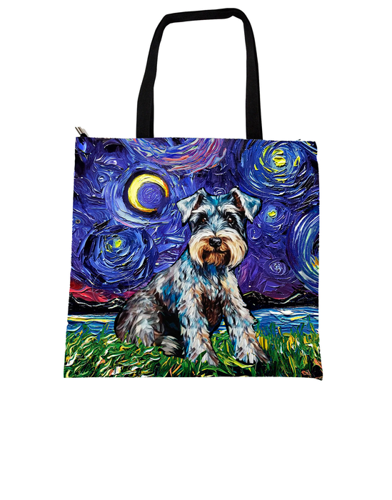 Bolso Perro Schnauzer Pintura