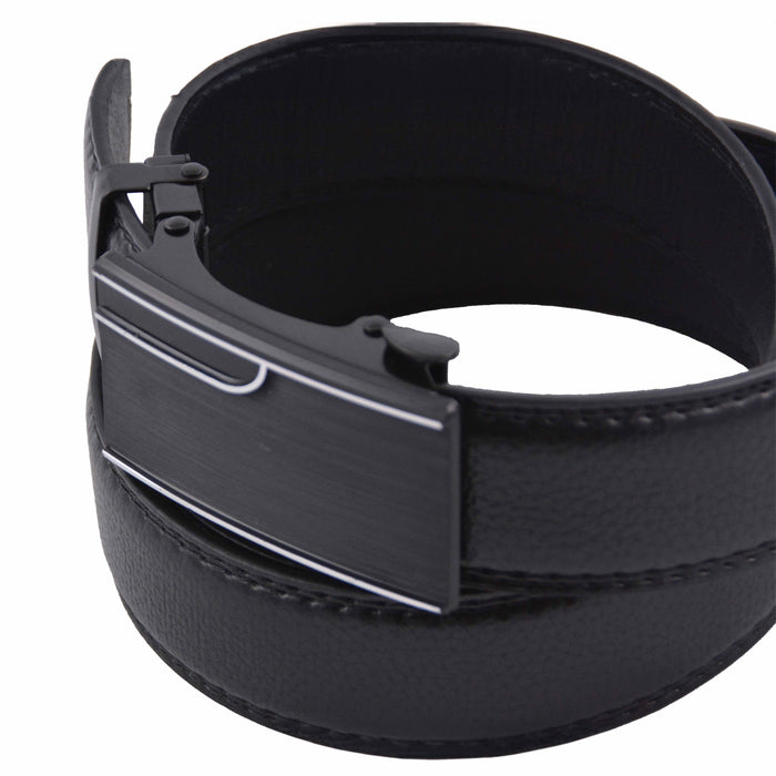 Cinturon sintetico automatico negro hombre 4063-8