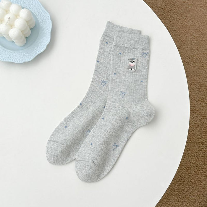 Calcetines Punto de Perro  Schnauzer