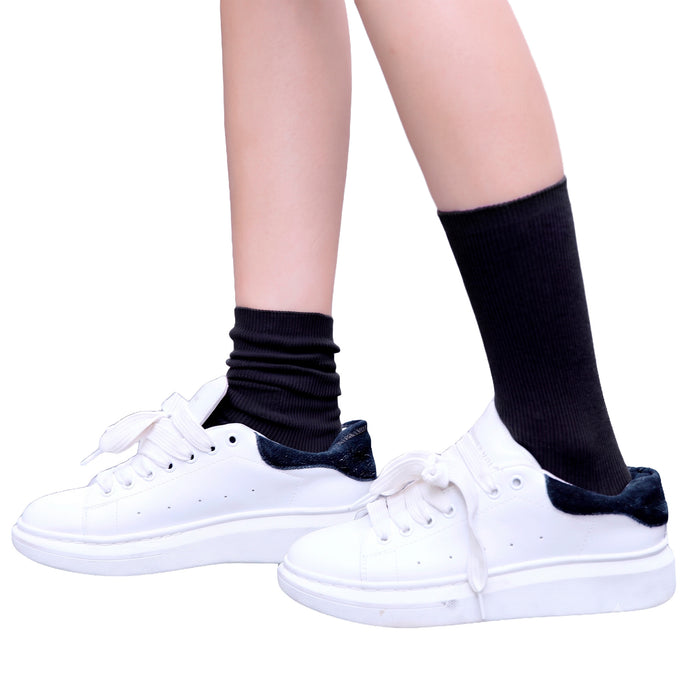 Calcetines Liso Color Negro