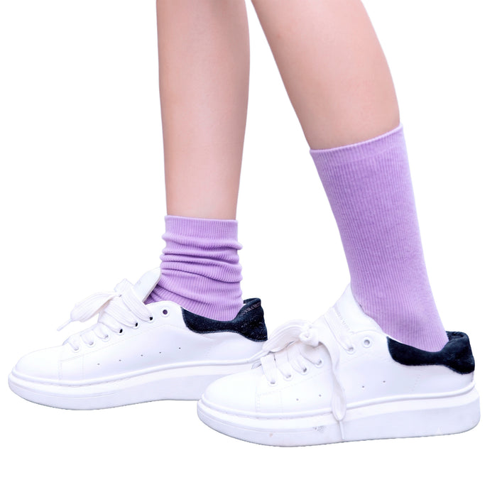 Calcetines Liso Color Morado