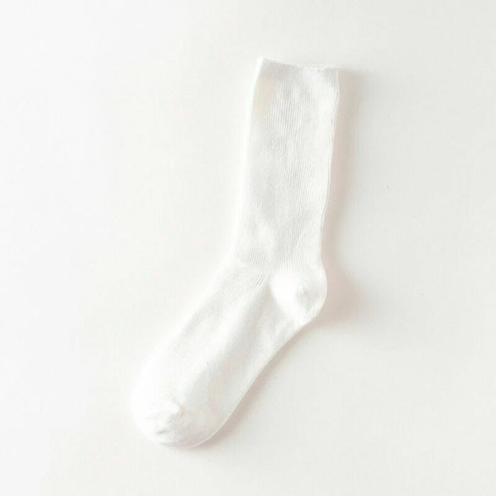 Calcetines Liso Color Blanco