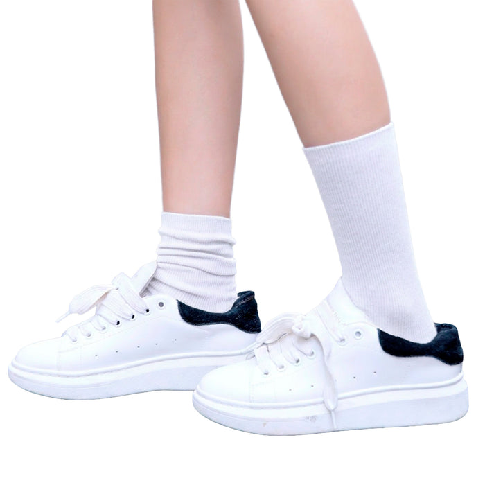 Calcetines Liso Color Blanco
