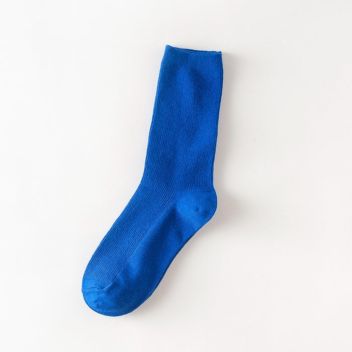 Calcetines Liso Color Azul
