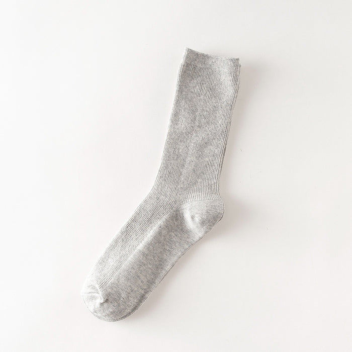 Calcetines Liso Color Gris Claro