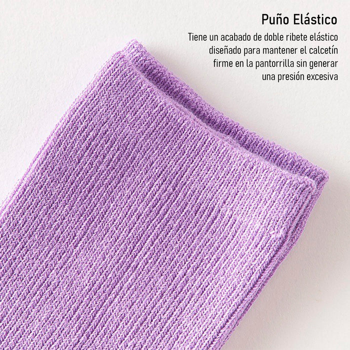 Calcetines Liso Color Morado