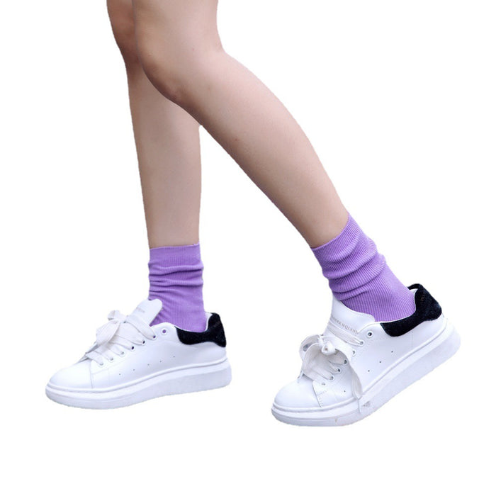 Calcetines Liso Color Morado