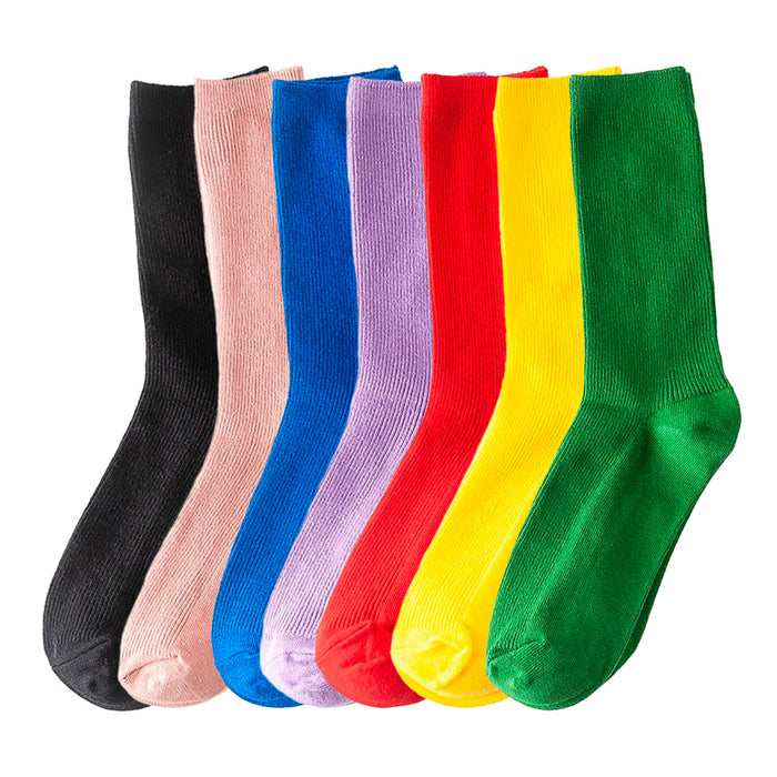 Calcetines Liso Color Negro