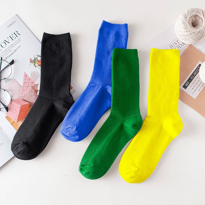 Calcetines Liso Color Negro