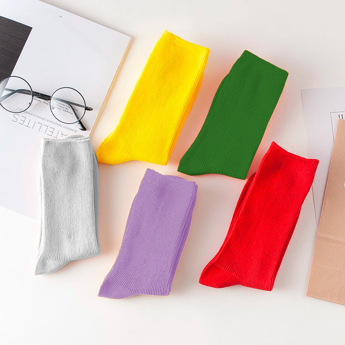 Calcetines Liso Color Negro