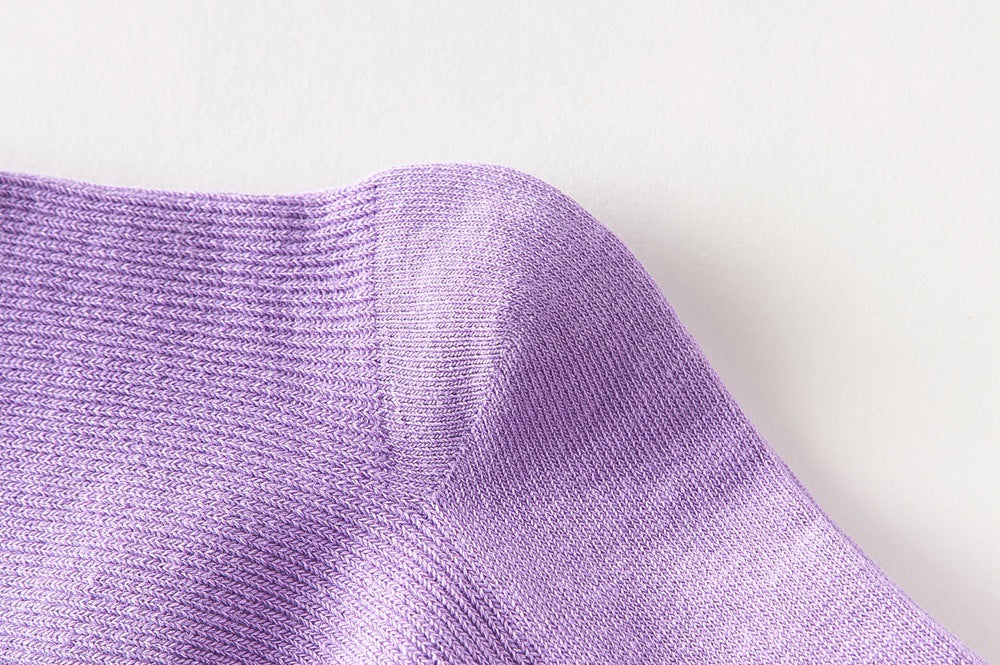 Calcetines Liso Color Morado