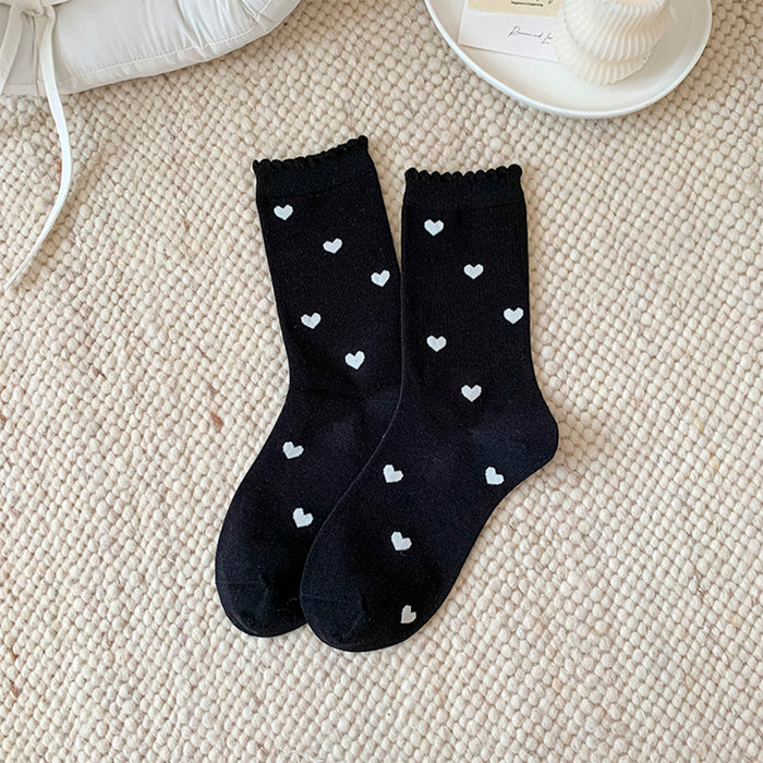 Calcetines Mini Corazones Blancos