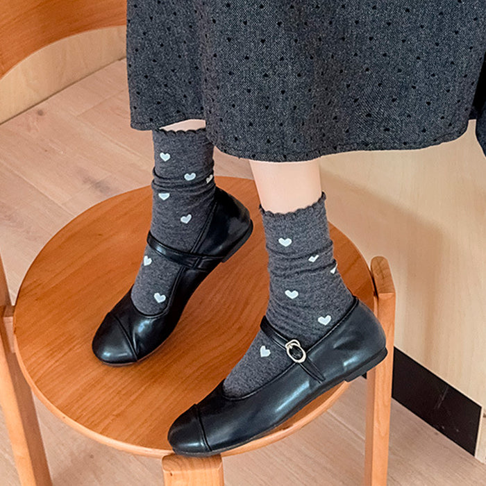 Calcetines Mini Corazones Blancos