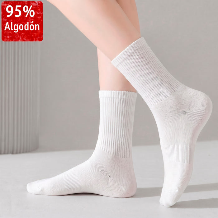 Calcetines Largos Blancos 36-40